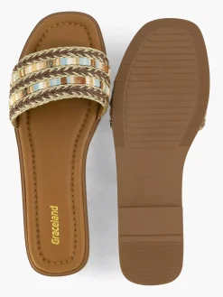 Graceland Bruine Slipper-Dames Slippers