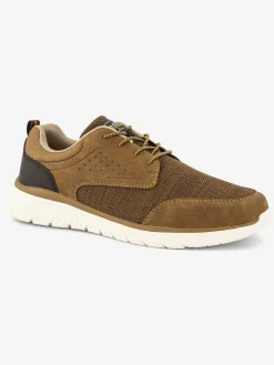 Easy Street Bruine Sneaker-Heren Sneakers