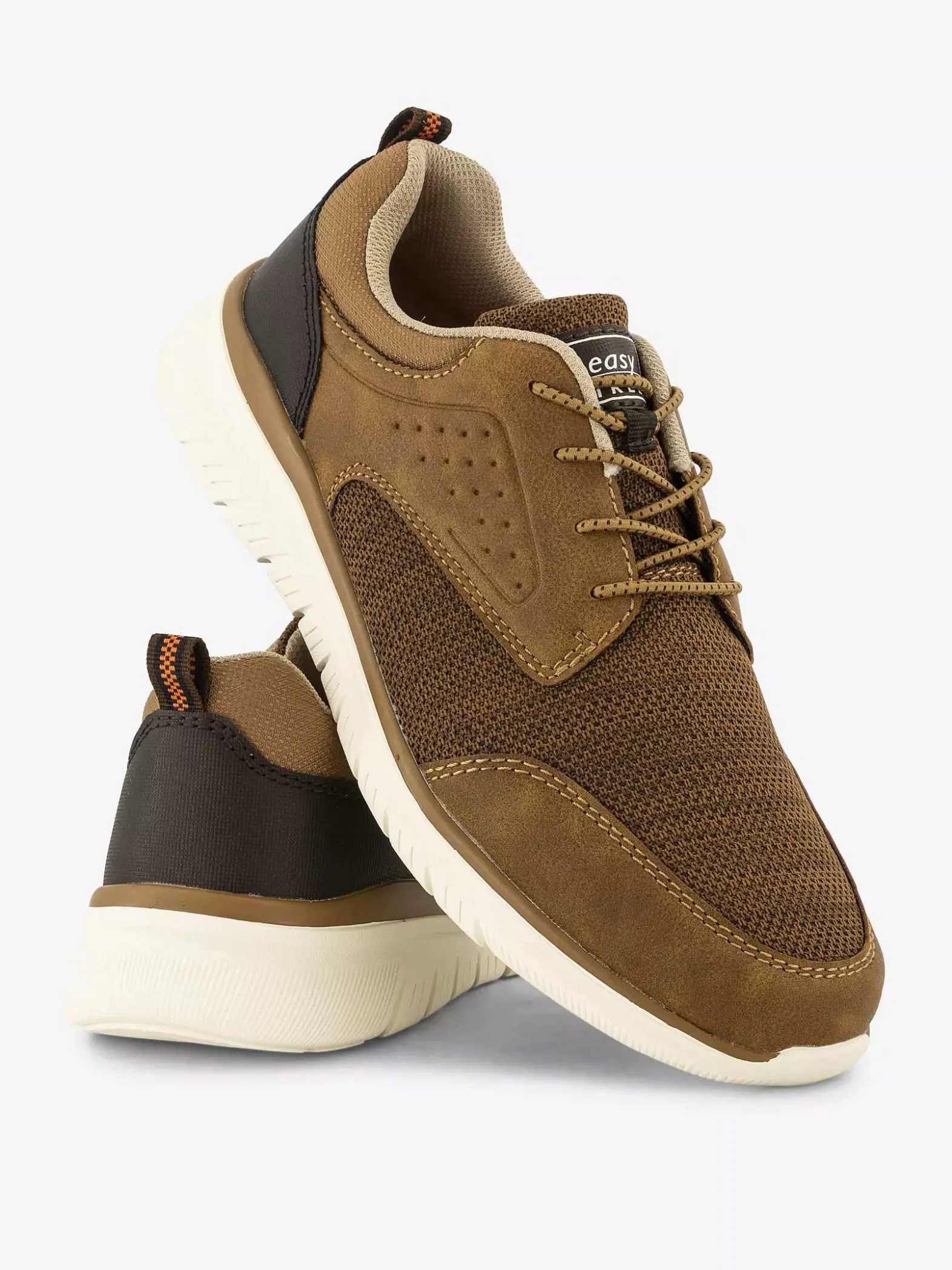Easy Street Bruine Sneaker-Heren Sneakers