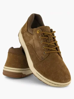 Caterpillar Bruine Suede Sneaker-Heren Sneakers