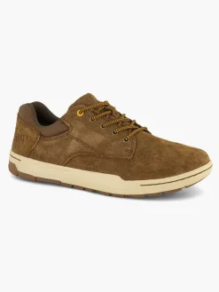 Caterpillar Bruine Suede Sneaker-Heren Sneakers