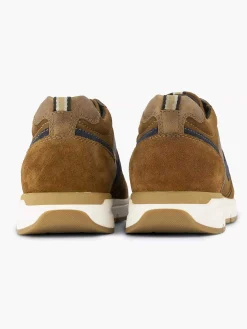 Gallus Bruine Suede Sneaker-Heren Sneakers