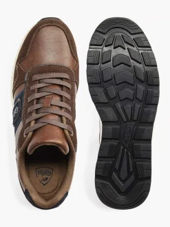 Gallus Bruine Suede Sneaker-Heren Sneakers