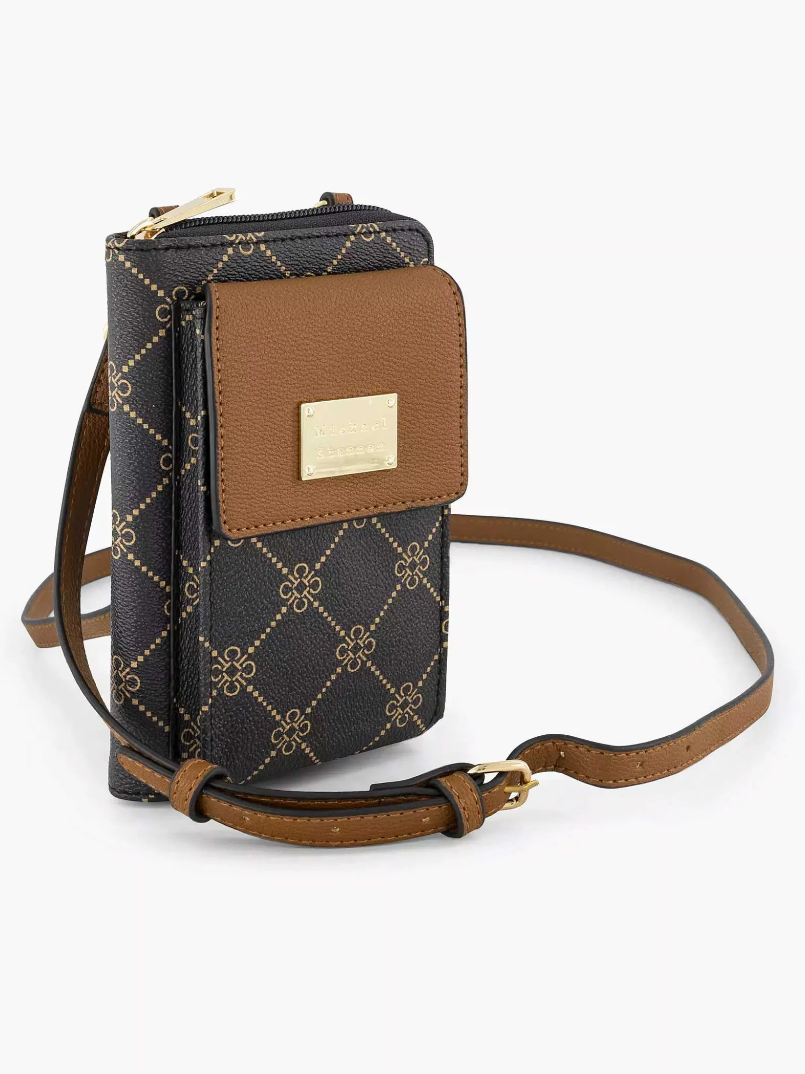 Michael Shannon Bruine Telefoontas Print-Dames Online Exclusive Accessoires