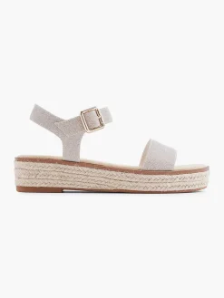 Graceland Champagne Platform Sandaal-Dames Sandalen