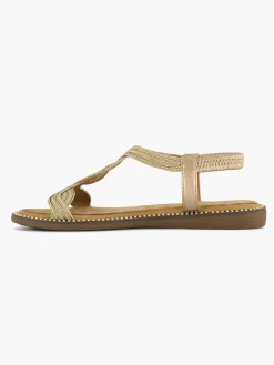 Graceland Champagne Sandaal-Dames Sandalen