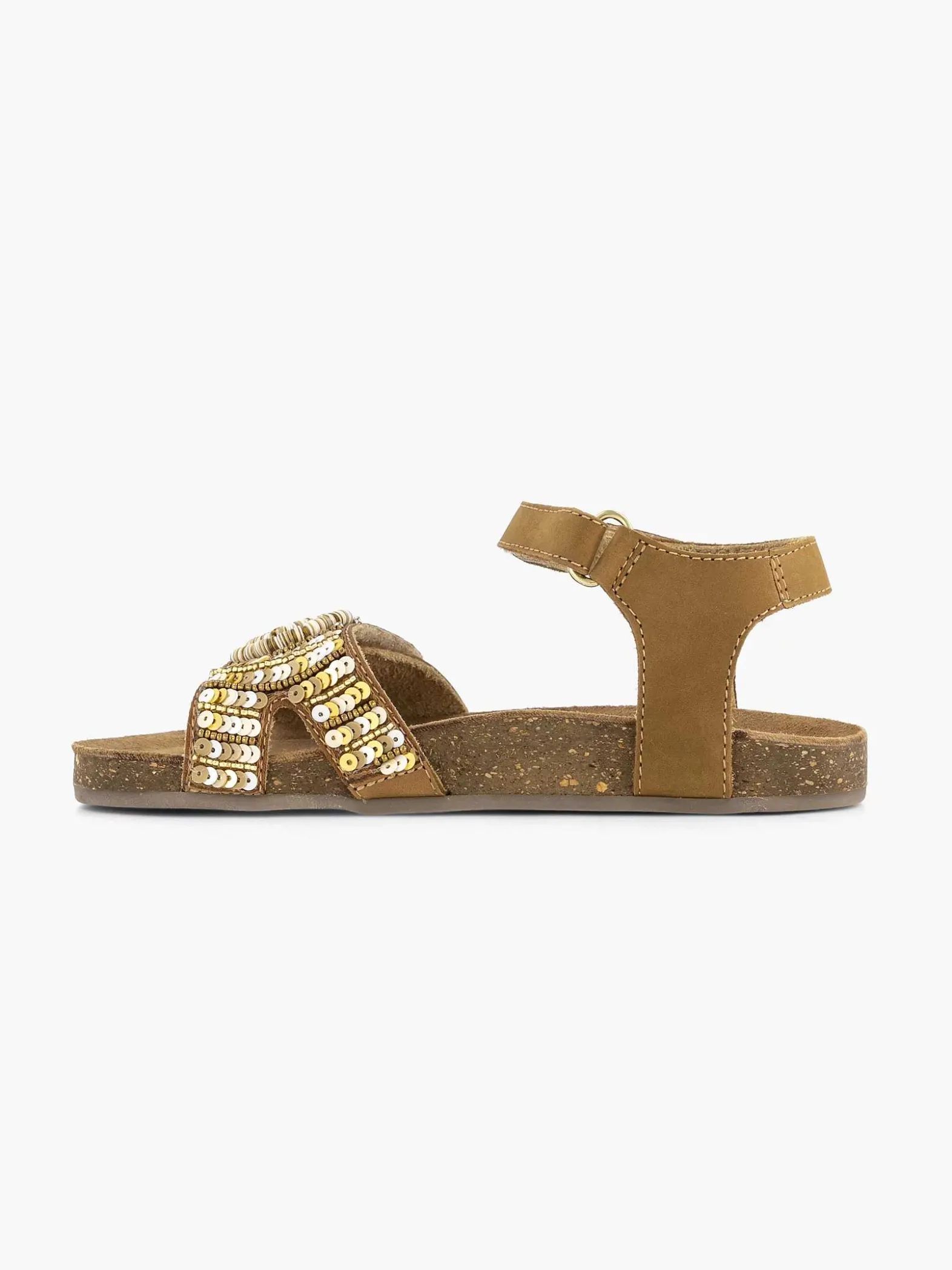 Limelight girl Cognac Leren Sandaal Kralen-Kinderen Jongensschoenen