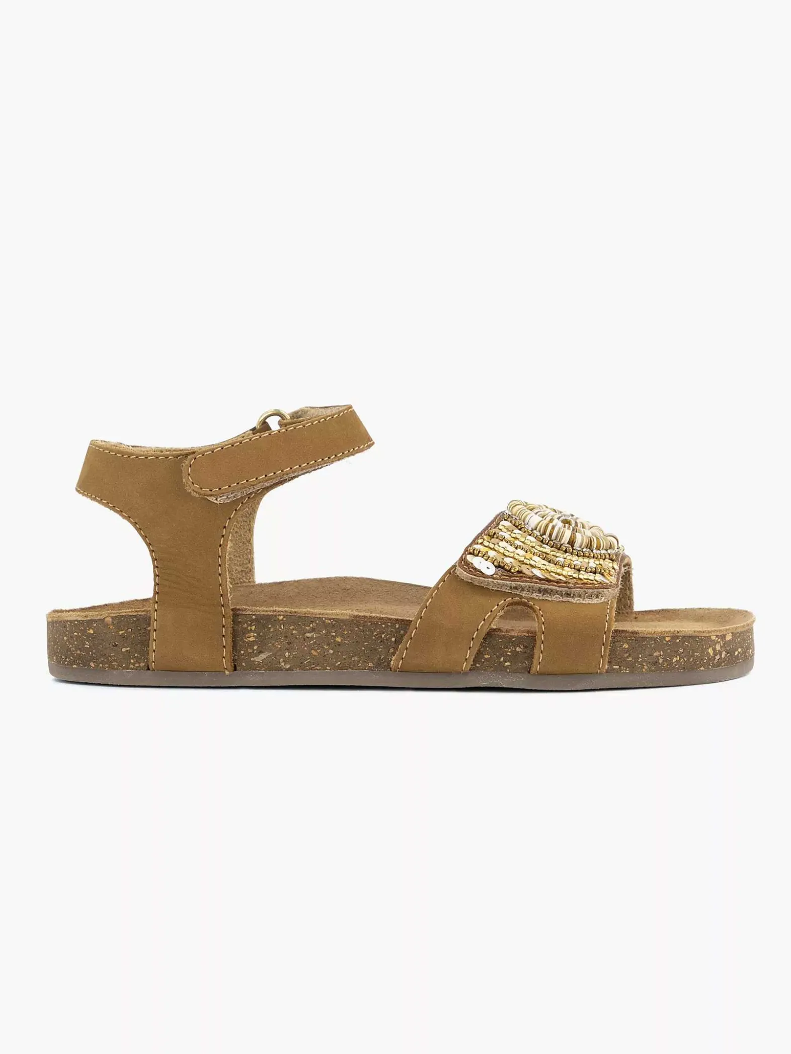 Limelight girl Cognac Leren Sandaal Kralen-Kinderen Jongensschoenen