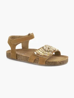 Limelight girl Cognac Leren Sandaal Kralen-Kinderen Jongensschoenen