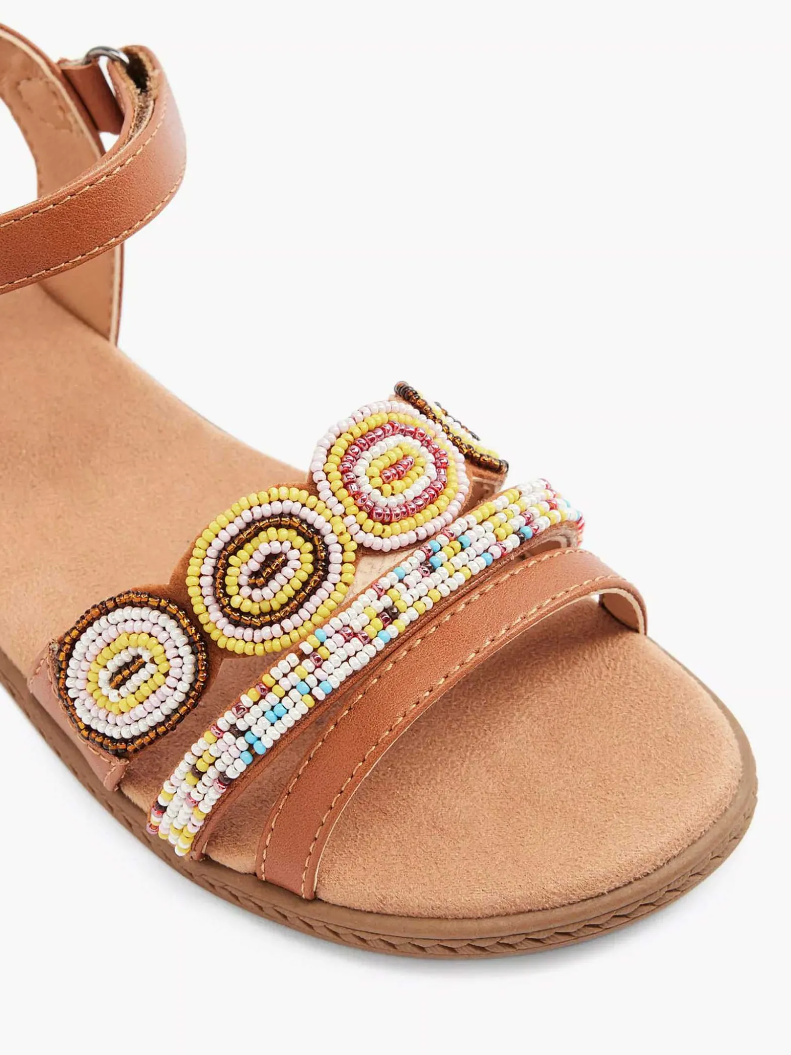 Graceland Cognac Sandaal Kralen-Kinderen Babyschoenen
