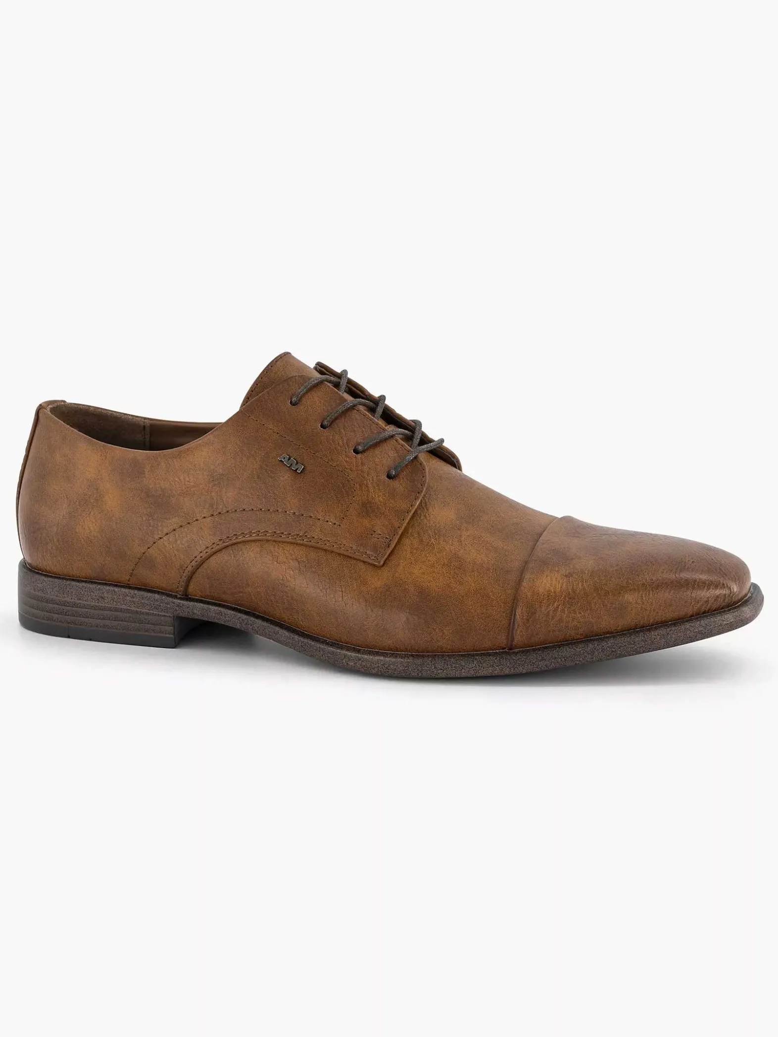 AM SHOE Cognac Veterschoen-Heren Geklede Schoenen