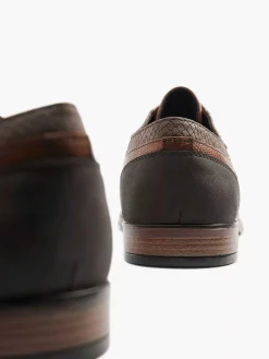 AM SHOE Cognac Veterschoen-Heren Geklede Schoenen