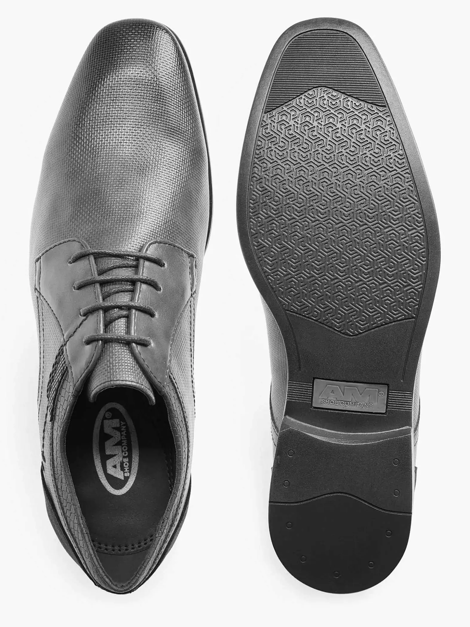 AM SHOE Cognac Veterschoen-Heren Geklede Schoenen