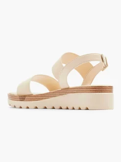 Graceland Creme Platform Sandaal-Dames Sandalen