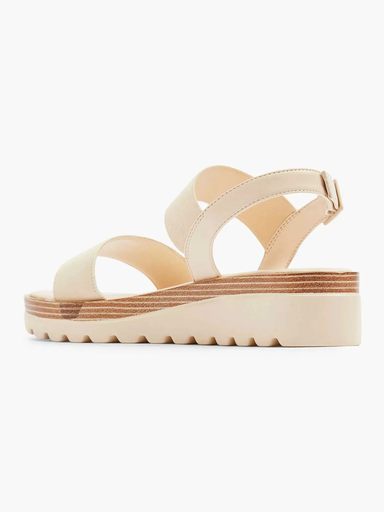 Graceland Creme Platform Sandaal-Dames Sandalen