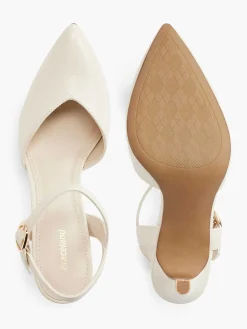 Graceland Creme Pump-Dames Hoge Hakken