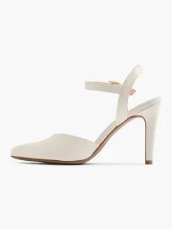 Graceland Creme Pump-Dames Hoge Hakken