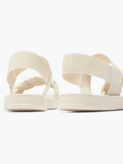 Graceland Creme Sandaal Gevlochten-Dames Sandalen