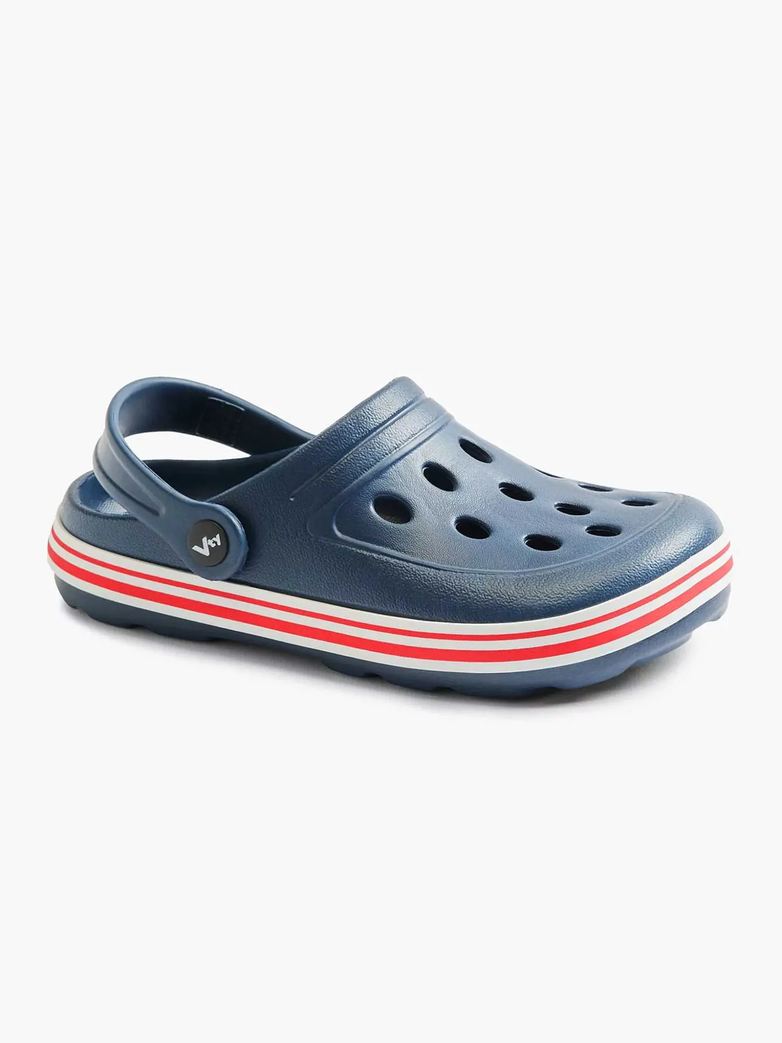 Vty Donkerblauwe Clog-Kinderen Jongensschoenen