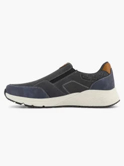 Easy Street Donkerblauwe Comfort Instapper-Heren Geklede Schoenen