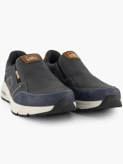 Easy Street Donkerblauwe Comfort Instapper-Heren Geklede Schoenen