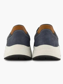 Easy Street Donkerblauwe Comfort Instapper-Heren Geklede Schoenen