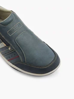 Easy Street Donkerblauwe Comfort Instapper-Heren Instappers