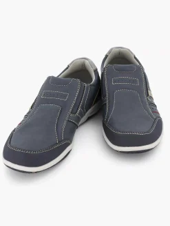Easy Street Donkerblauwe Comfort Instapper-Heren Instappers