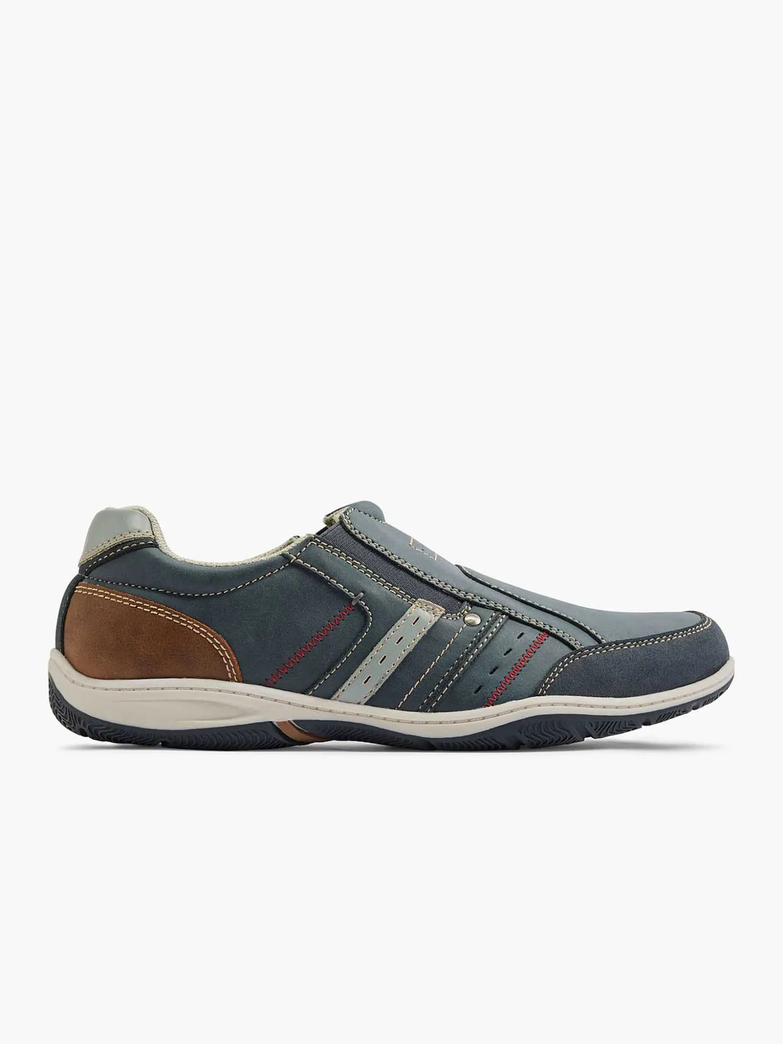 Easy Street Donkerblauwe Comfort Instapper-Heren Instappers