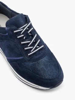 Medicus Donkerblauwe Comfort Sneaker-Dames Comfort Schoenen