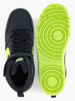 Nike Donkerblauwe Court Borough Mid 2-Kinderen Jongensschoenen