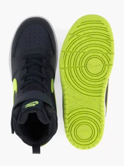 Nike Donkerblauwe Court Borough Mid 2-Kinderen Jongensschoenen