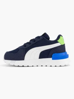 Puma Donkerblauwe Graviton Ac Inf-Kinderen Jongensschoenen