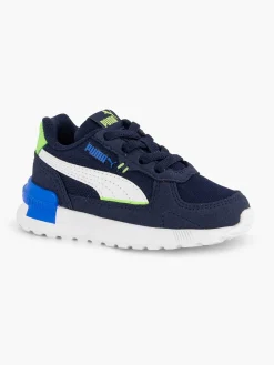Puma Donkerblauwe Graviton Ac Inf-Kinderen Jongensschoenen