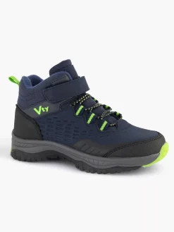 Landrover Donkerblauwe Hoge Sneaker-Kinderen Jongensschoenen