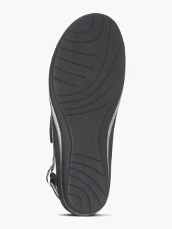 Medicus Donkerblauwe Leren Sandaal-Dames Comfort Schoenen