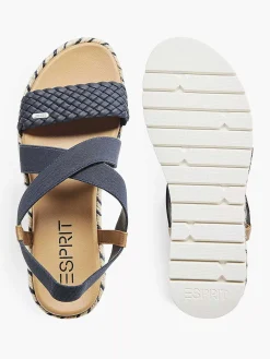Esprit Donkerblauwe Platform Sandaal-Dames Sandalen