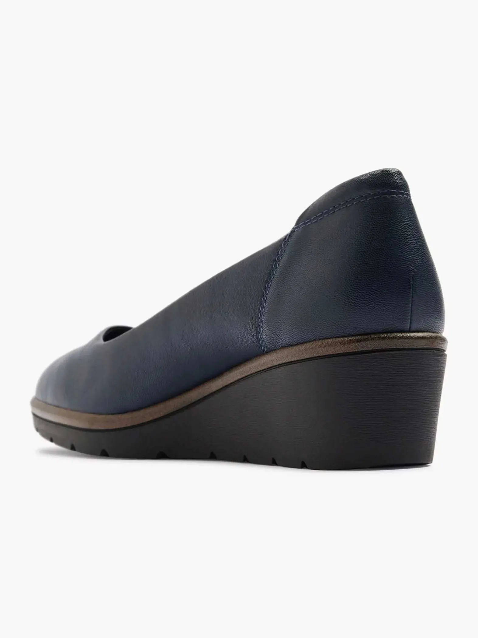 Graceland Donkerblauwe Pump Sleehak-Dames Pumps