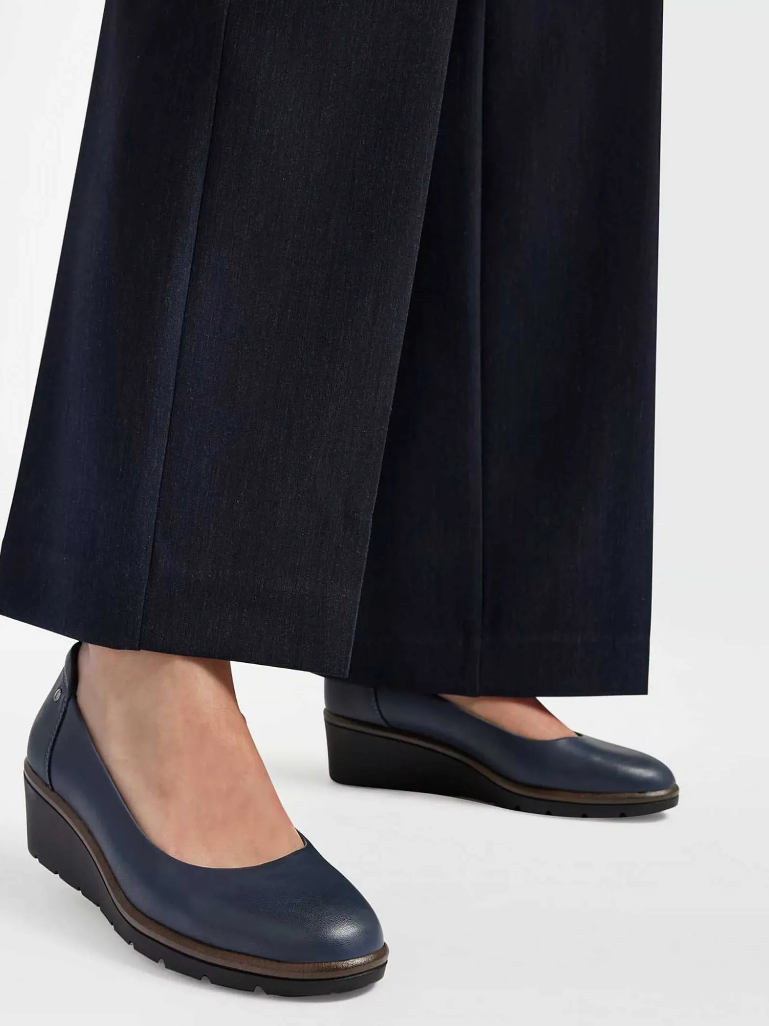 Graceland Donkerblauwe Pump Sleehak-Dames Pumps