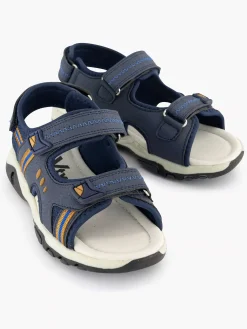 Vty Donkerblauwe Sandaal-Kinderen Jongensschoenen