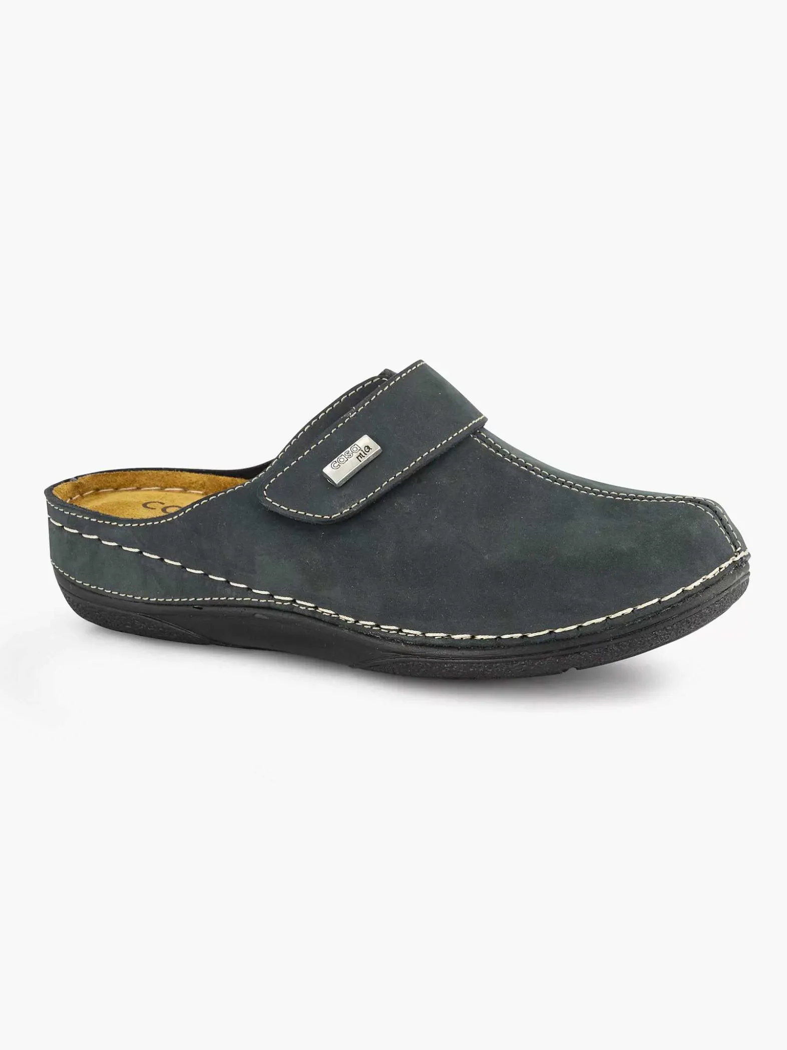Casa mia Donkerblauwe Slipper-Dames Slippers