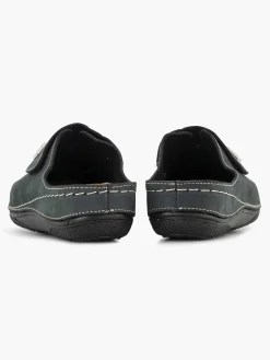 Casa mia Donkerblauwe Slipper-Dames Slippers
