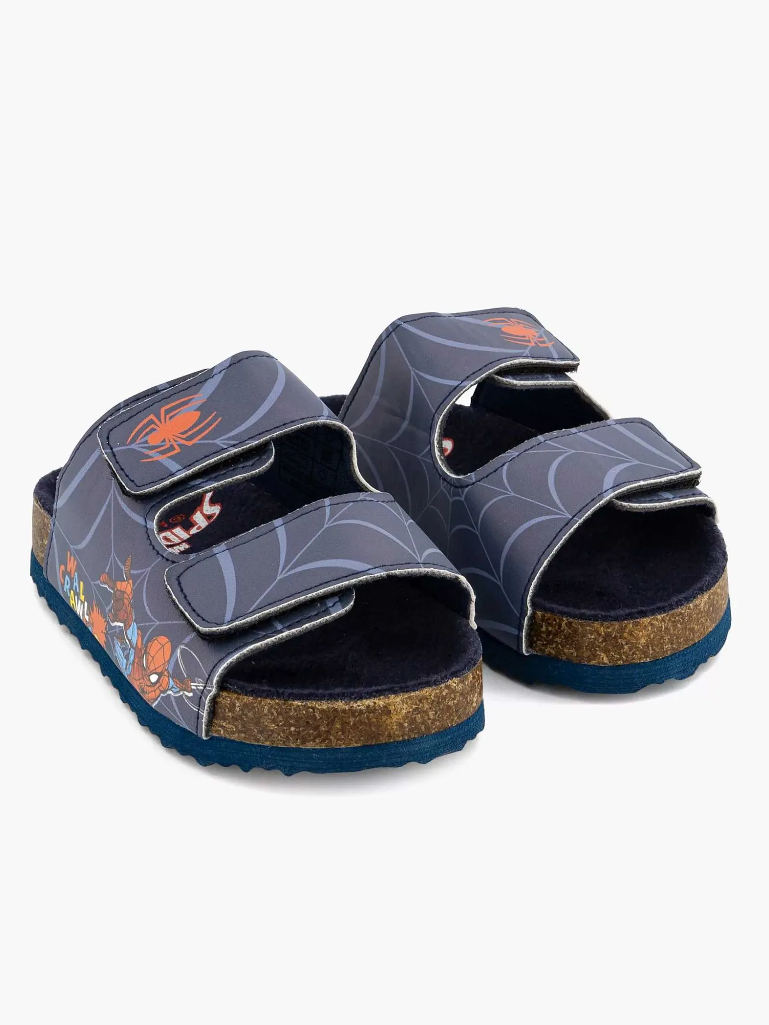 Spiderman Donkerblauwe Slipper-Kinderen Jongensschoenen