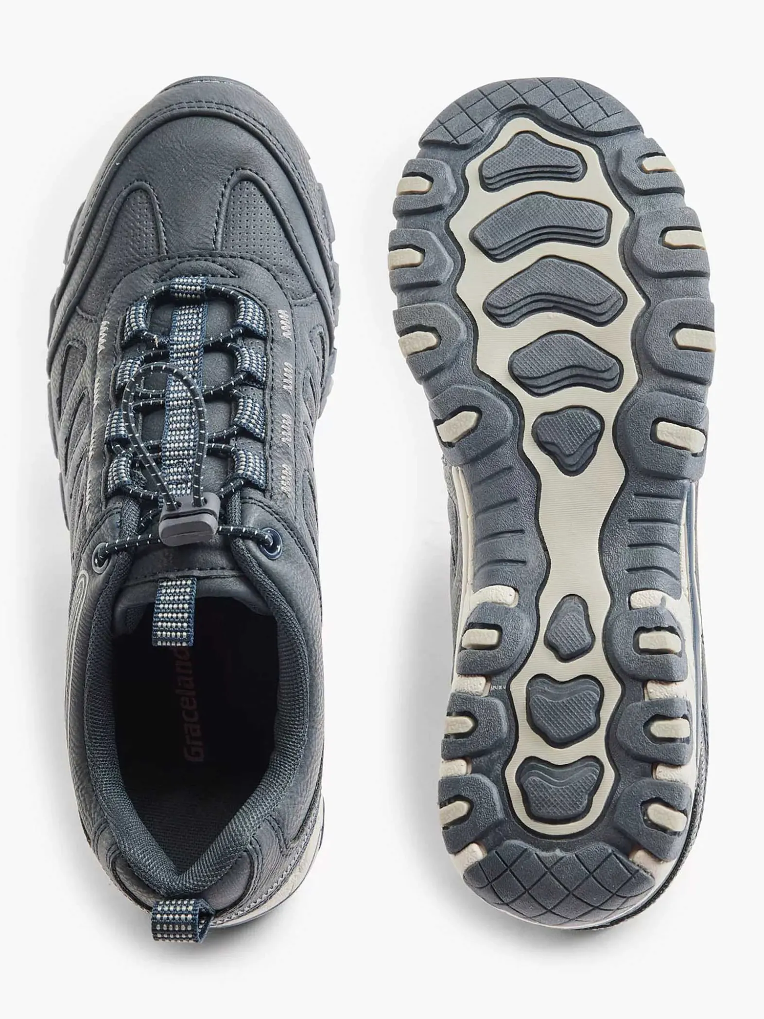 Graceland Donkerblauwe Sneaker-Dames Instappers