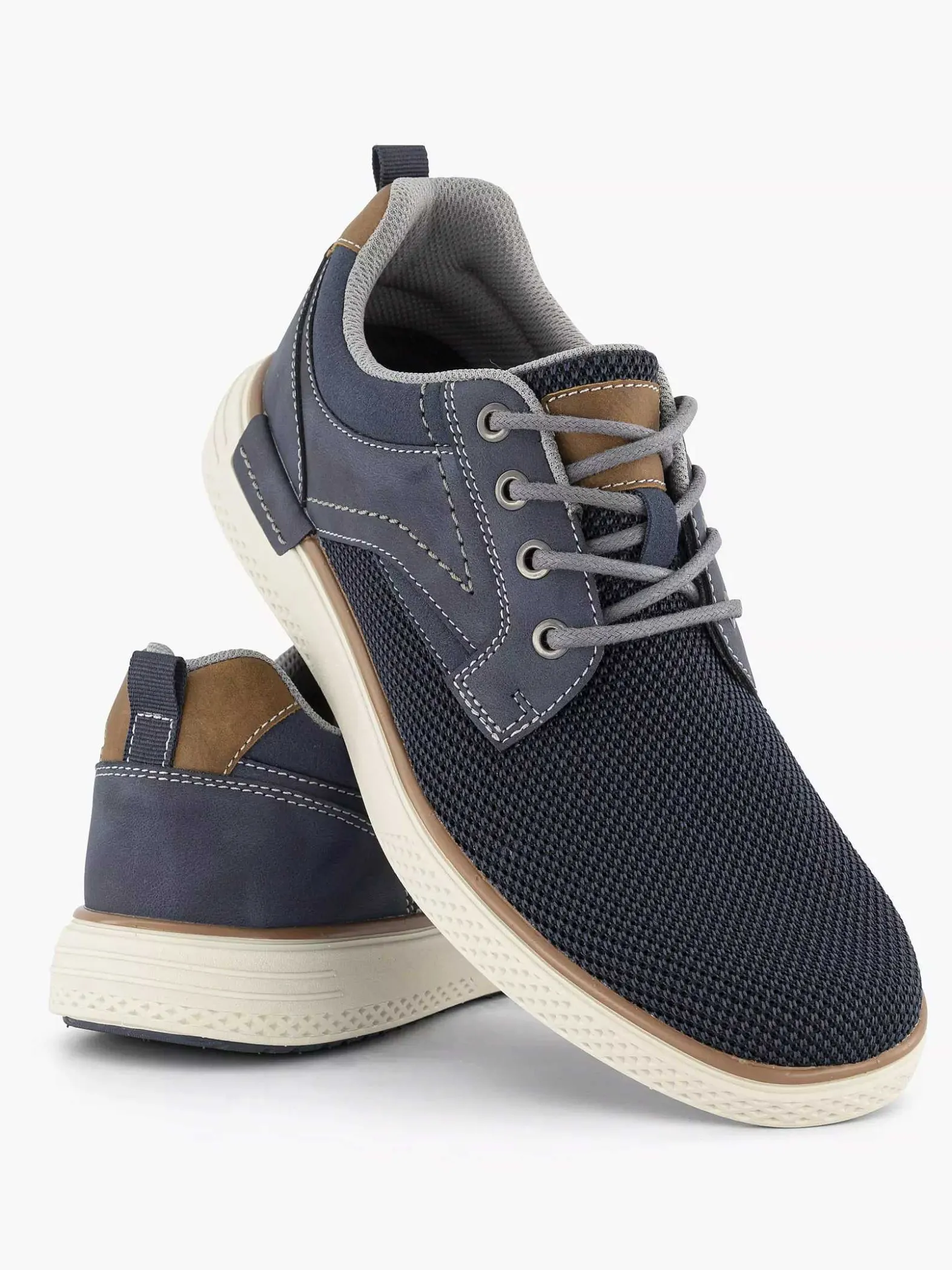 Easy Street Donkerblauwe Sneaker-Heren Sneakers
