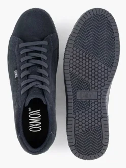 Oxmox Donkerblauwe Suede Sneaker-Heren Sneakers