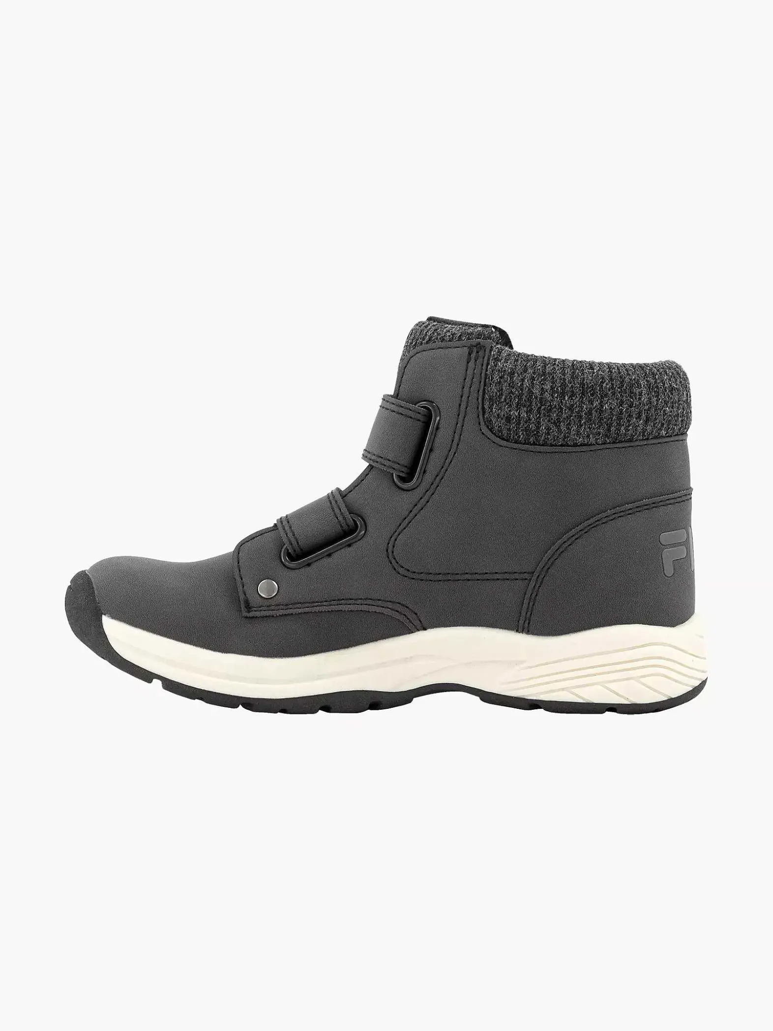 FILA Donkergrijze Boot Klittenband-Kinderen Jongensschoenen