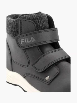 FILA Donkergrijze Boot Klittenband-Kinderen Jongensschoenen