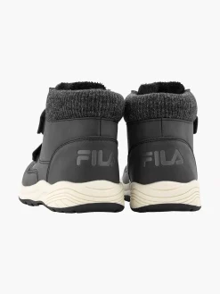 FILA Donkergrijze Boot Klittenband-Kinderen Jongensschoenen