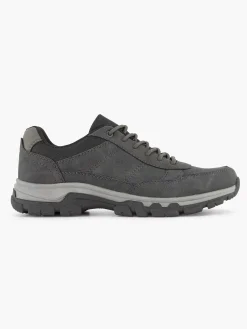 Easy Street Donkergrijze Comfort Sneaker-Heren Sneakers